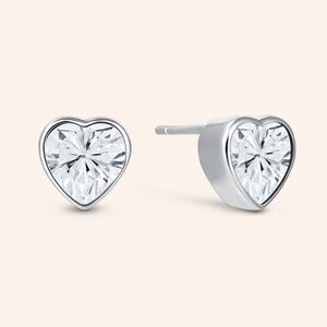 925 Heart Earrings